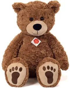 Teddykompaniet Teddynalle brodeeratuilla tassuilla, 55 cm (ruskea) &ndash; Teddy Hermann