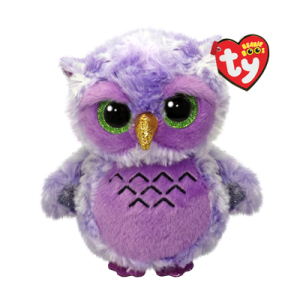 TY Beanie Boos Owlivia violetti p&ouml;ll&ouml; &ndash; TY pehmolelu