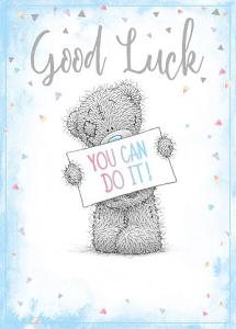 Card, Good Luck - Me To You | GetaTeddy.com