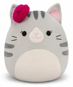 Squishable Squishmallows Tally Harmaa kissa (30cm)