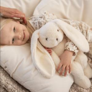 Teddykompaniet Bunny Teddy Cream, 33cm - Teddykompaniet