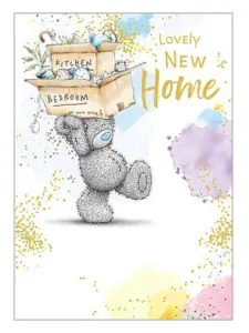 Me to you (Miranda nallar) Kortti, Ihana uusi koti &ndash; Me To You (Miranda-teddynalle)