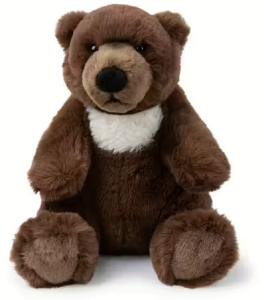 WWF (V&auml;rldsnaturfonden) Grizzlykarhu (ruskea/valkoinen), 25 cm &ndash; WWF (Maailman luonnons&auml;&auml;ti&ouml;)