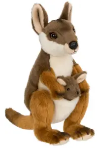 WWF (V&auml;rldsnaturfonden) Wallaby poikasen kanssa &ndash; WWF (Maailman luonnons&auml;&auml;ti&ouml;)