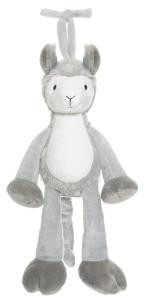 Teddykompaniet Diinglisar soittorasia, laama, 25 cm &ndash; Teddykompaniet
