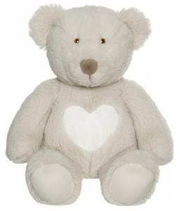 Teddykompaniet Teddynalle Teddy Cream, 28 cm (harmaa) &ndash; Teddykompaniet