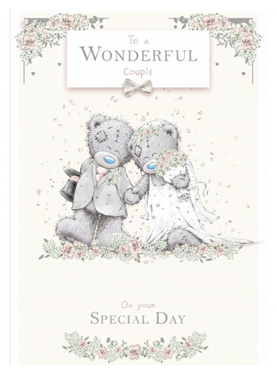 Me to you (Miranda nallar) Kortti, Ihanalle parille (häät) – Me To You