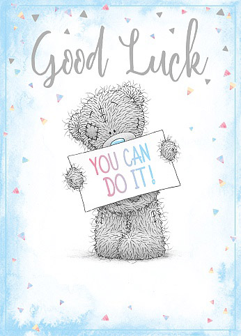 Card, Good Luck - Me To You | GetaTeddy.com