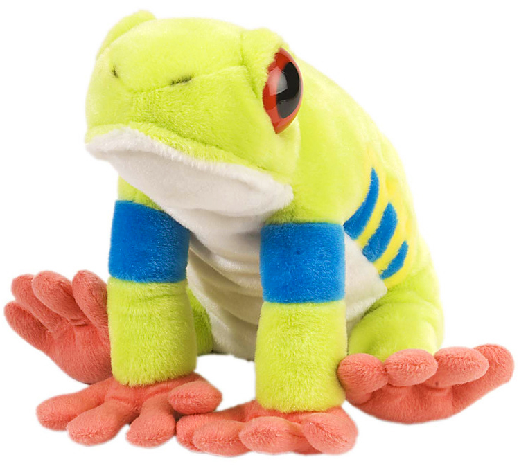 Wild Republic Punasilmäinen lehtisammakko, 30 cm – Wild Republic