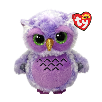 TY Beanie Boos Owlivia violetti pöllö – TY pehmolelu