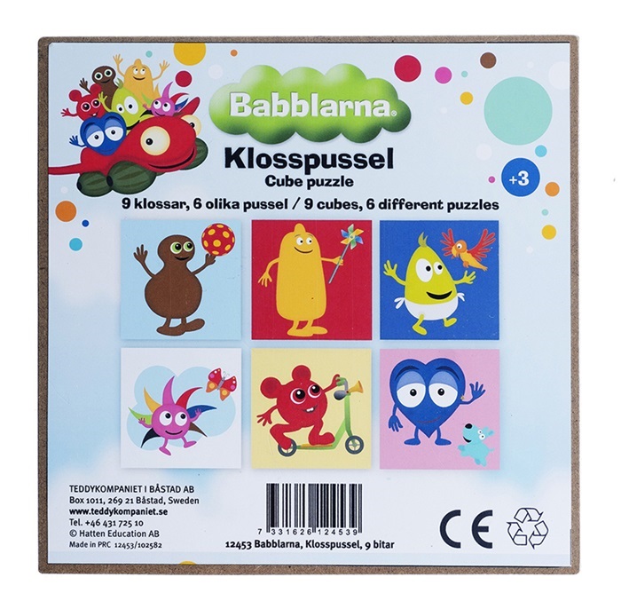 Teddykompaniet Palikkapalapeli – Babblarna (Teddykompaniet)