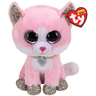 TY Beanie Boos Fiona (vaaleanpunainen kissa) – TY pehmolelu
