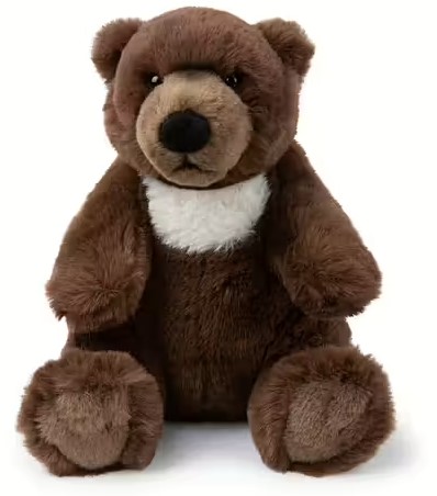 WWF (Världsnaturfonden) Grizzlykarhu (ruskea/valkoinen), 25 cm – WWF (Maailman luonnonsäätiö)
