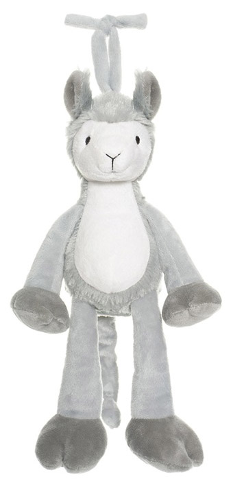 Teddykompaniet Diinglisar soittorasia, laama, 25 cm – Teddykompaniet