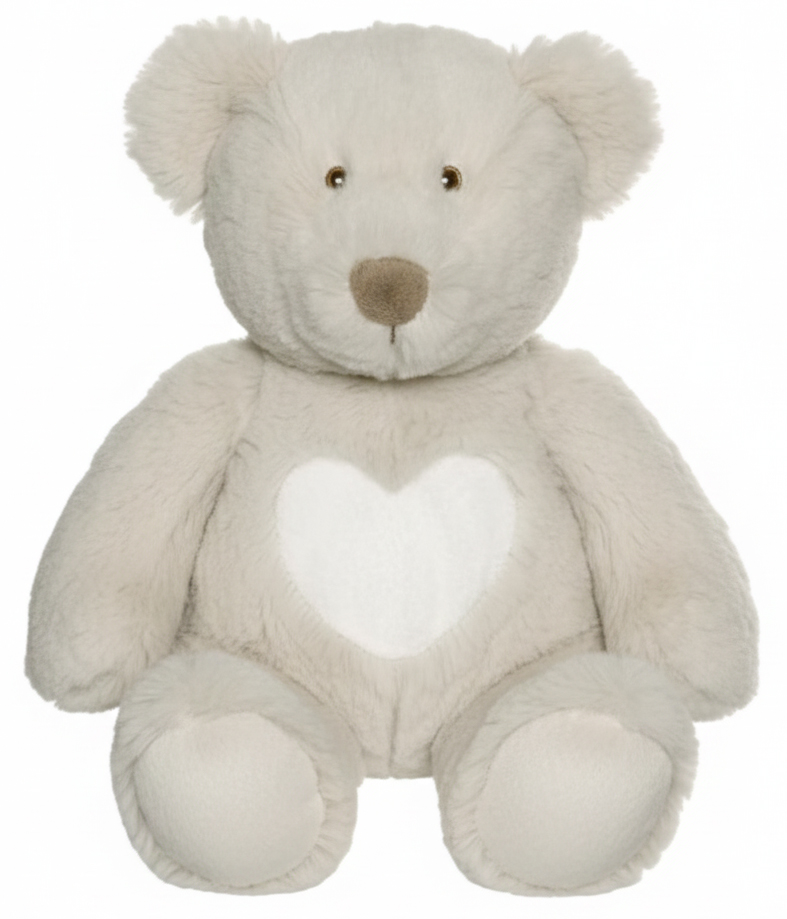 Teddykompaniet Teddynalle Teddy Cream, 28 cm (harmaa) – Teddykompaniet