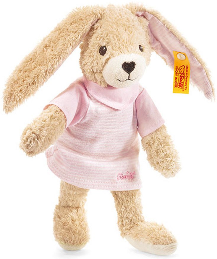 Steiff Hoppel Pupu, vaaleanpunainen (ekologinen), 25 cm – Steiff