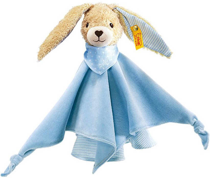 Steiff Uniriepu Hoppel Pupu, sininen (ekologinen), 28 cm – Steiff