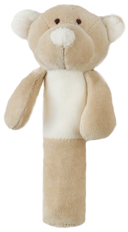 Wooly Bunny Rattle - Organic Soft Toys
