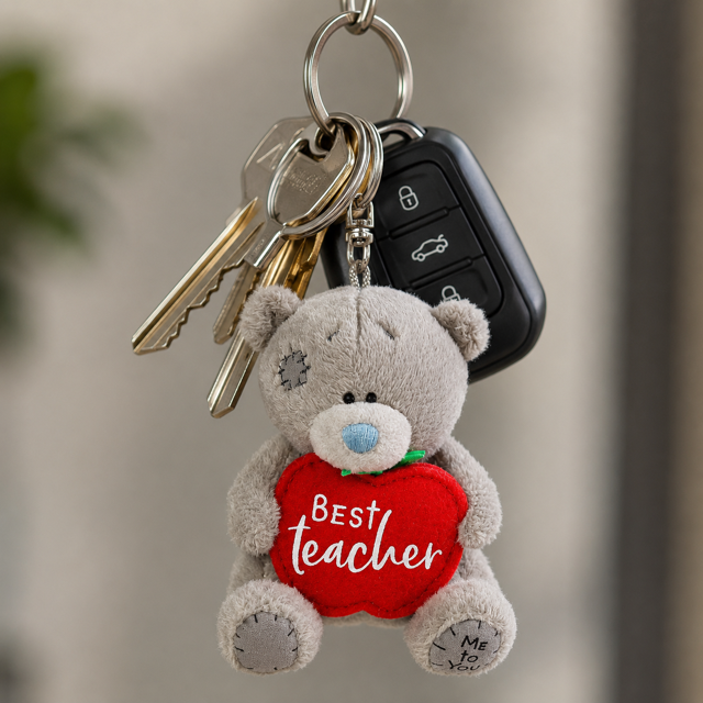 Me to you (Miranda nallar) Teddynalle / avaimenperä ”Best Teacher” – Me To You (Miranda-teddynalle)